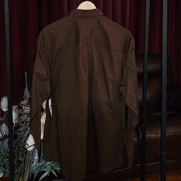 MODE Of ONE MEN'S LONG-SLEEVE BUTTON-FRONT UTILITY SHIRT - Picture 4 of 4